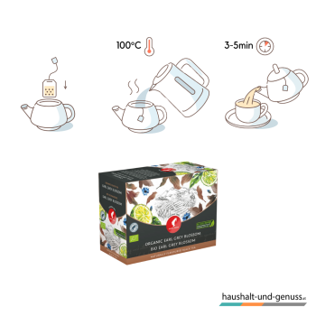Julius Meinl Bio Tee Earl Grey Blossom Ziehzeit